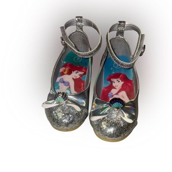 Nwt size 7 disney Ariel high heels little girls - Picture 1 of 5